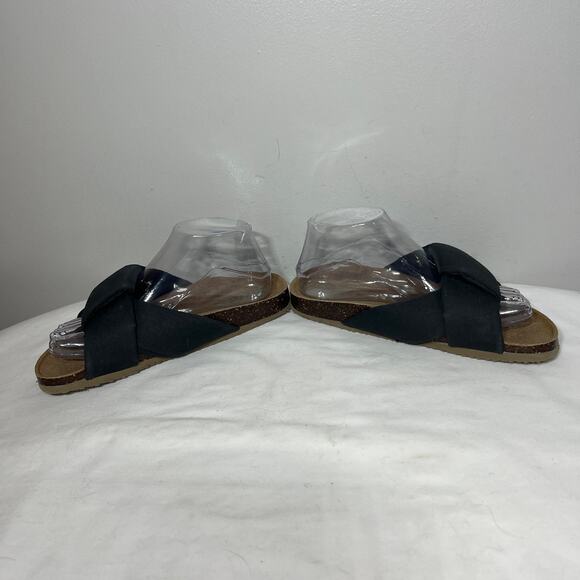 Aerie Sandals Gray Puffy Twist Comfy Casual Beachy Spring Summer Vacation 8 - Picture 2 of 8